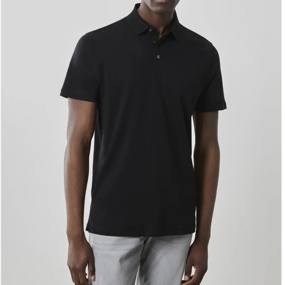 Robert Barakett Black Polo Shirt Classic Design - Picture 3 of 6